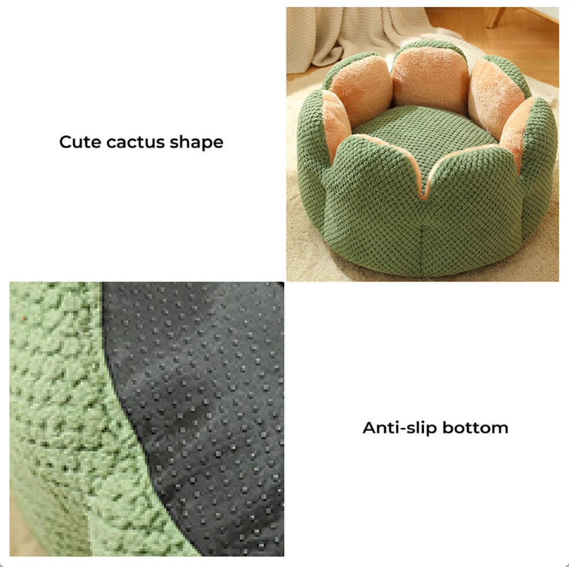 Elite Cactus Shape Pet Bed